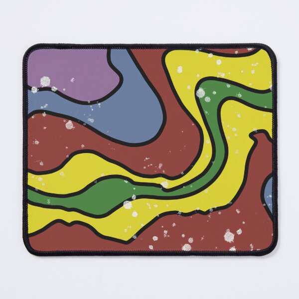 Item preview, Rich Earthy Abstract Retro Liquid Swirls designed and sold by JadedLilacsArt.