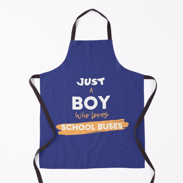 Item preview, JUST A BOY WHO LOVES SCHOOL BUSES designed and sold by Innovational.