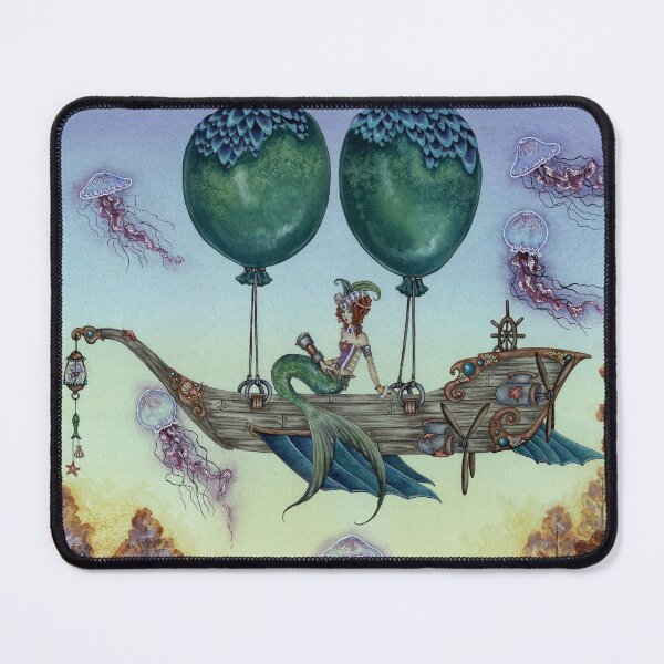 Item preview, Dreaming On Aquamarine Tides designed and sold by AmyBrownArt.