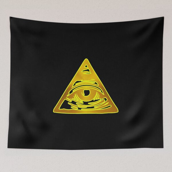 Item preview, Iluminati Golden Logo - Golden Iluminati Eye designed and sold by DZ-Merch.