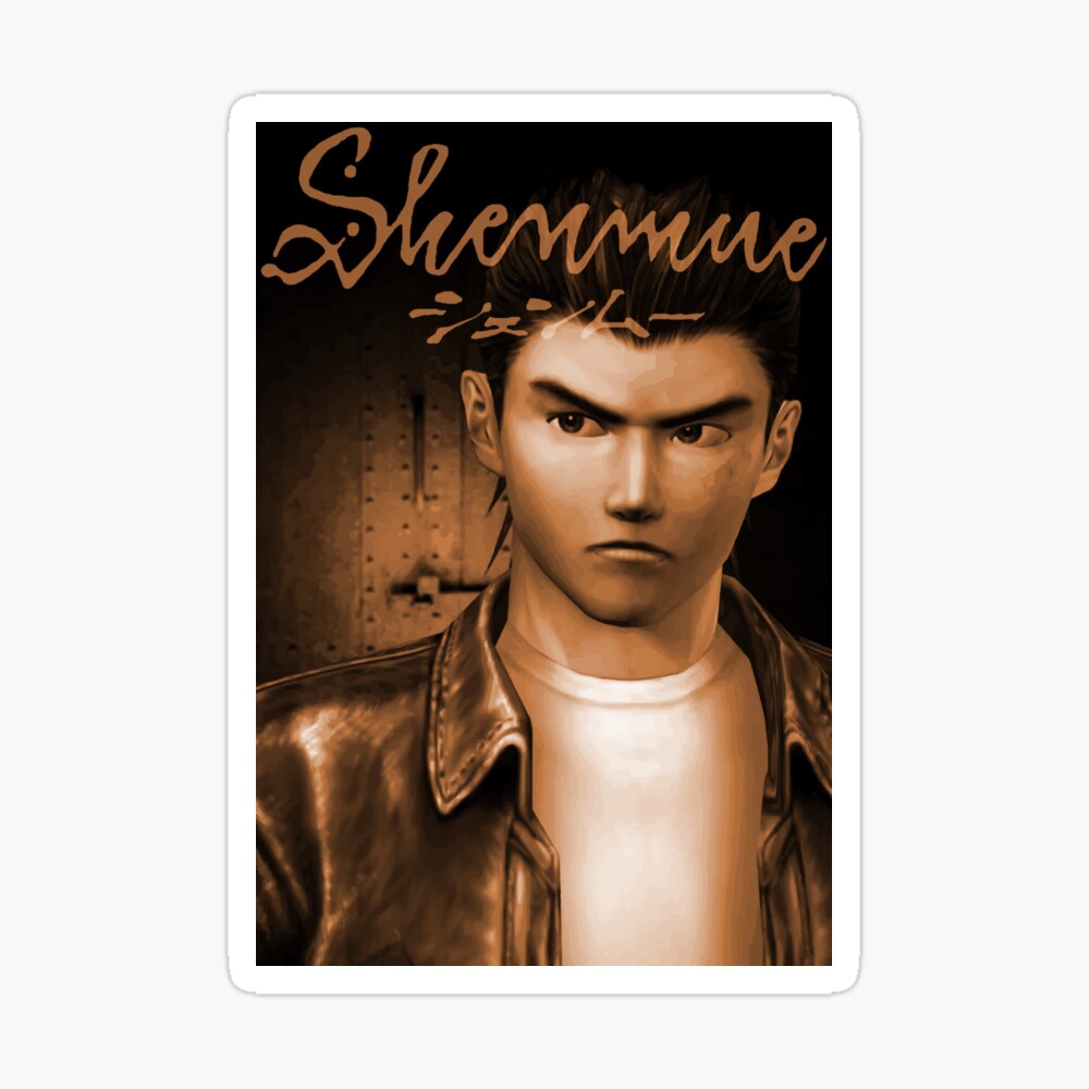 Handmade Shenmue Ryo Hazuki Logo Leather Jacket 