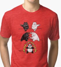 Panda Fusion Tri-blend T-Shirt