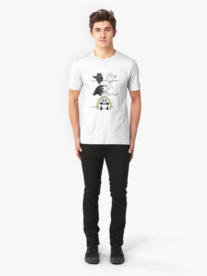 Alternate view of Panda Fusion Slim Fit T-Shirt