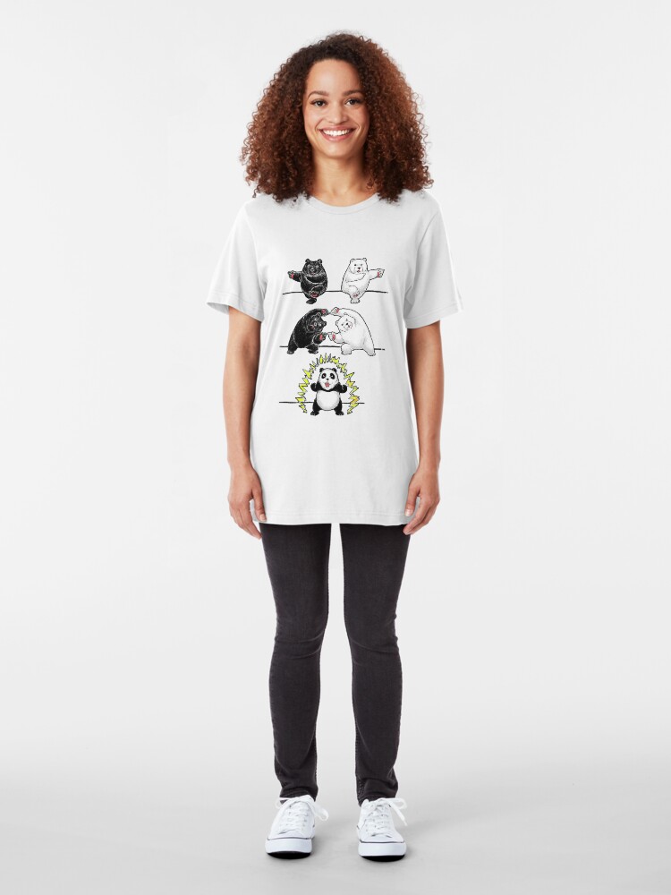Alternate view of Panda Fusion Slim Fit T-Shirt