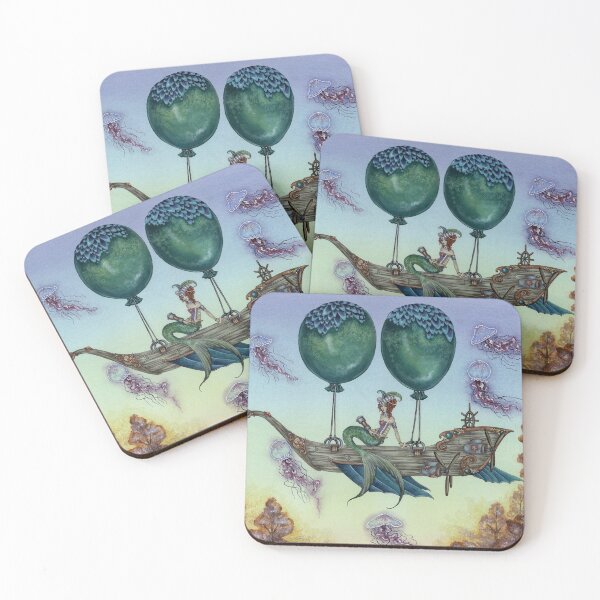 Item preview, Dreaming On Aquamarine Tides designed and sold by AmyBrownArt.