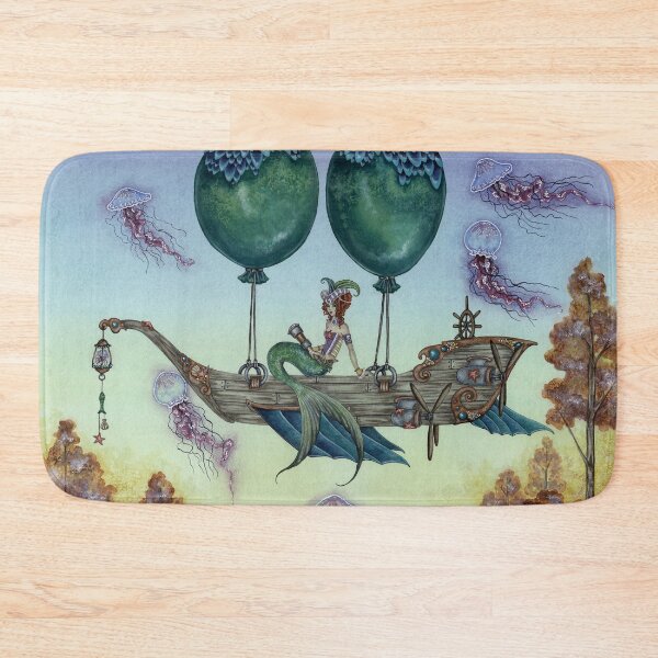 Item preview, Dreaming On Aquamarine Tides designed and sold by AmyBrownArt.