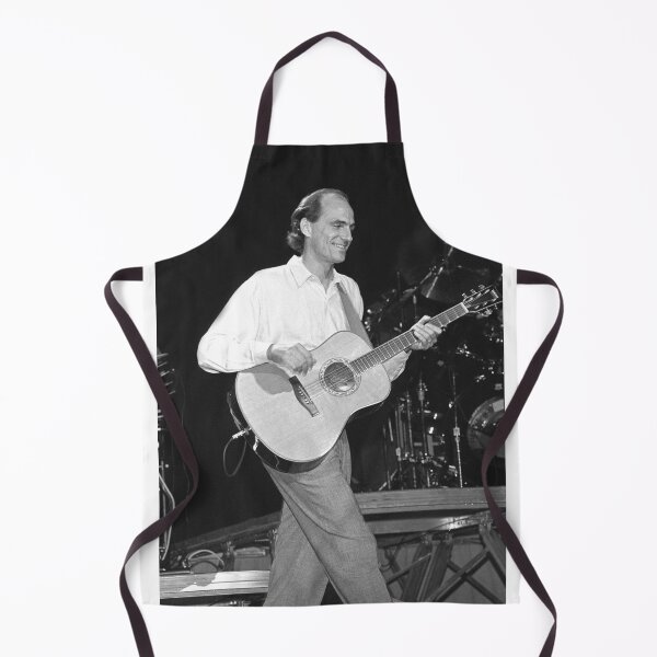 Item preview, James Taylor BW Photograph designed and sold by ConcertImages.
