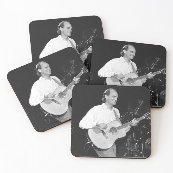 Item preview, James Taylor BW Photograph designed and sold by ConcertImages.