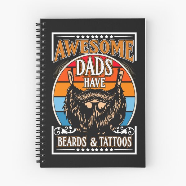 Item preview, Dads Tattoo Beard Mustache Inked  designed and sold by ClamenTaon.