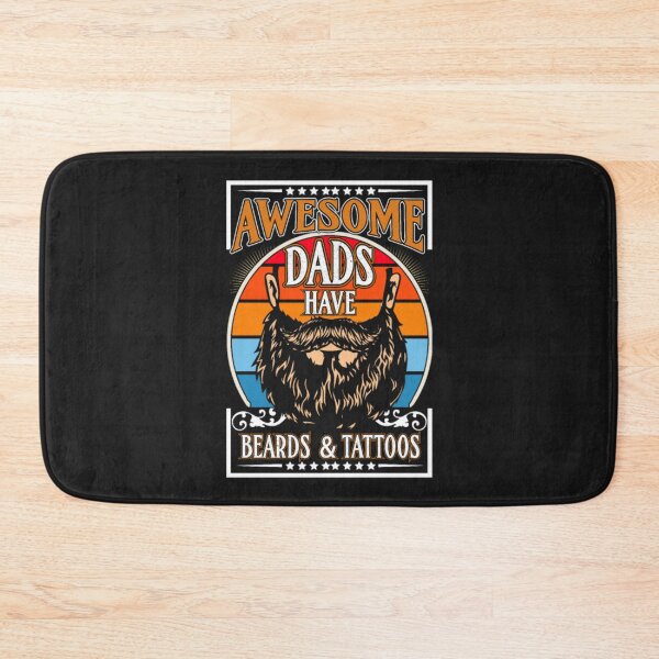 Item preview, Dads Tattoo Beard Mustache Inked  designed and sold by ClamenTaon.