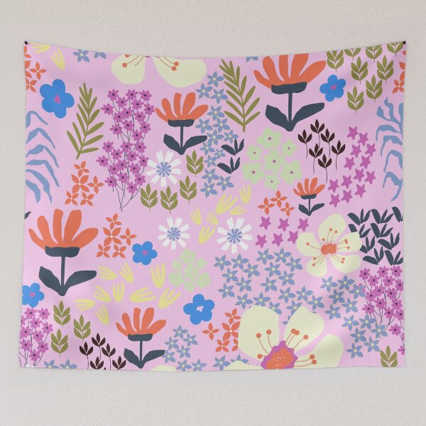 Item preview, wildflowers in violet  designed and sold by cult-andromeda.