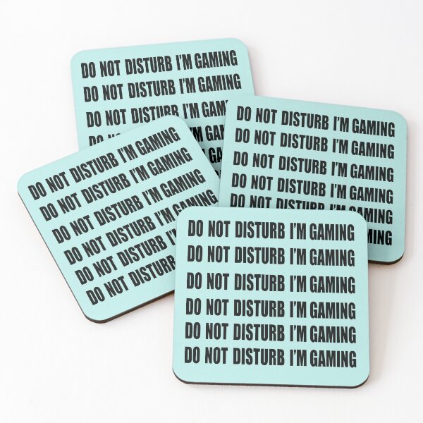 Item preview, DO NOT DISTURB I'M GAMING Funny Saying For Gamers  designed and sold by ART-SOUF.