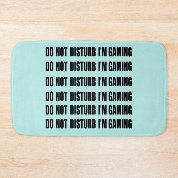 Item preview, DO NOT DISTURB I'M GAMING Funny Saying For Gamers  designed and sold by ART-SOUF.