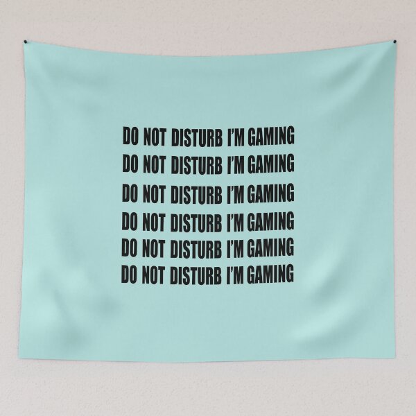 Item preview, DO NOT DISTURB I'M GAMING Funny Saying For Gamers  designed and sold by ART-SOUF.