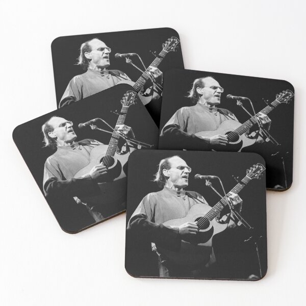 Item preview, James Taylor BW Photograph designed and sold by ConcertImages.