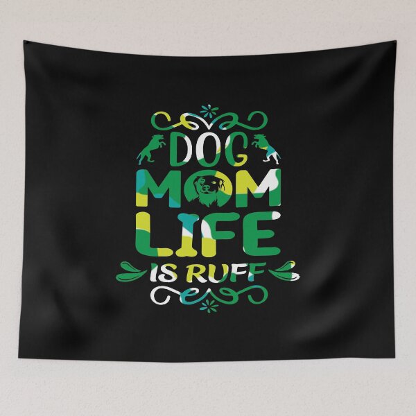 Item preview, Dog Mum Ruff designed and sold by printhappy4you.