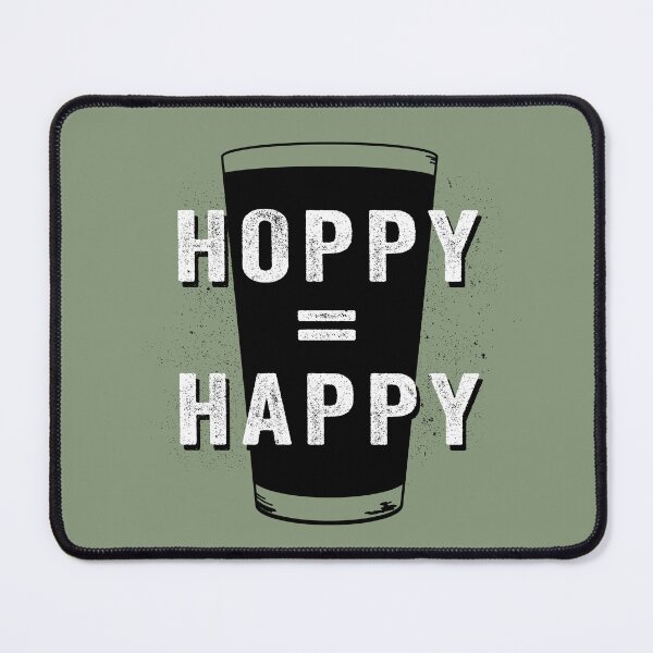 Item preview, Hoppy Equals Happy (Beer Love) designed and sold by Normandie Rainwater.