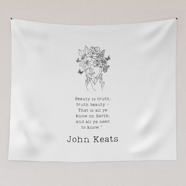 Item preview, "Beauty is truth" - John Keats designed and sold by BookberryGarden.