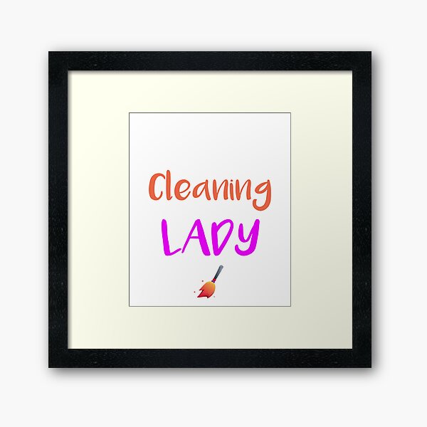 Item preview, Crazy Cleaning Lady designed and sold by rachidhaz.