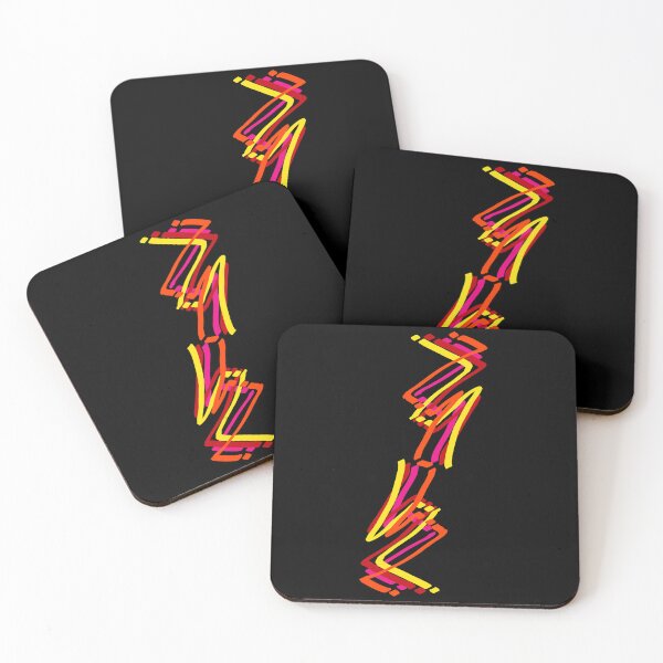 Item preview, Abstract Paint Strokes Warm Zig Zag Pattern designed and sold by that5280lady.