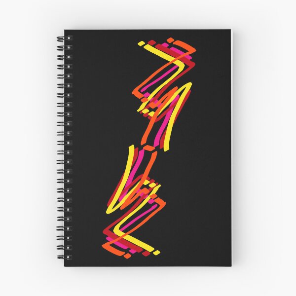 Item preview, Abstract Paint Strokes Warm Zig Zag Pattern designed and sold by that5280lady.