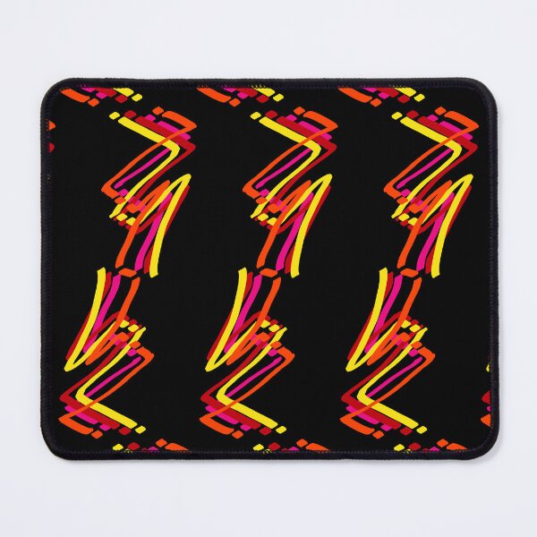 Item preview, Abstract Paint Strokes Warm Zig Zag Pattern designed and sold by that5280lady.