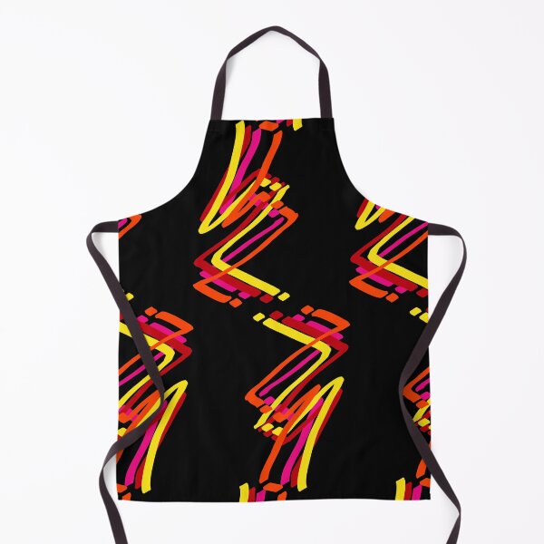 Item preview, Abstract Paint Strokes Warm Zig Zag Pattern designed and sold by that5280lady.