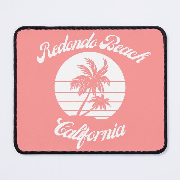 Item preview, Redondo Beach California (White + Coral) designed and sold by Just-Basic.