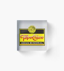 Topo Chico - Sparkling Mineral Water Acrylic Block