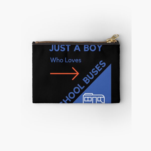 Item preview, JUST A BOY WHO LOVES SCHOOL BUSES designed and sold by Innovational.