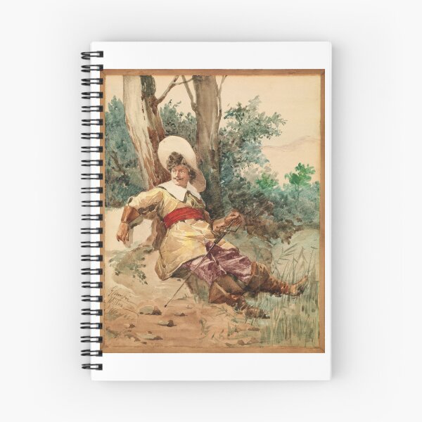 Item preview, Resting and Relaxing French Musketeer Sticker designed and sold by SowCow.
