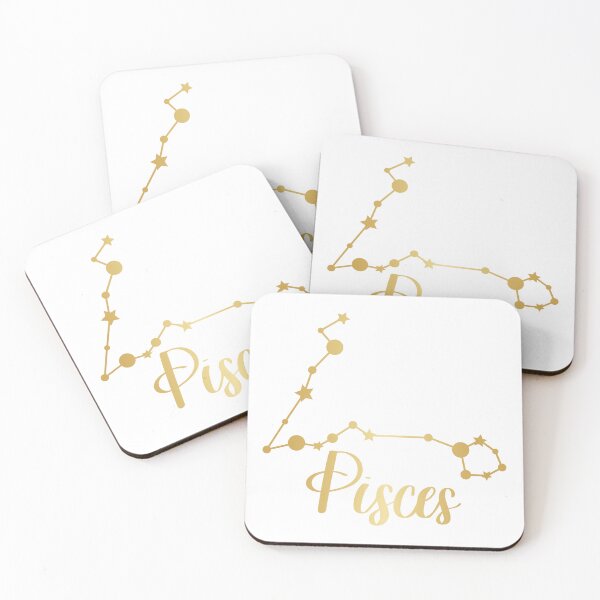 Item preview, Pisces Zodiac Constellation in Gold designed and sold by Kelly Leung.
