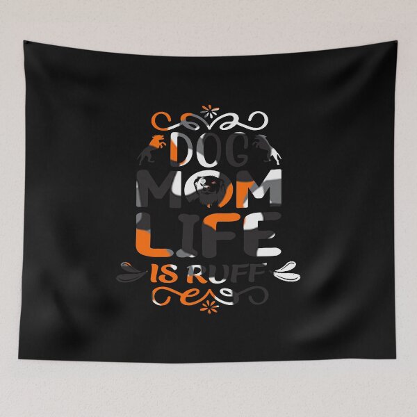 Item preview, Dog Mum Ruff designed and sold by printhappy4you.