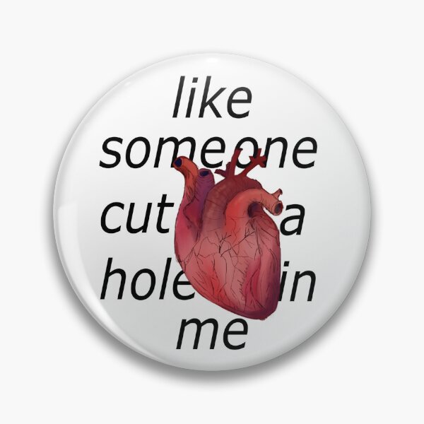 Item preview, Like someone cut a hole in me designed and sold by kynnamariehale.
