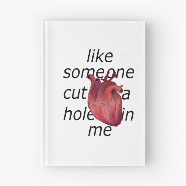 Item preview, Like someone cut a hole in me designed and sold by kynnamariehale.