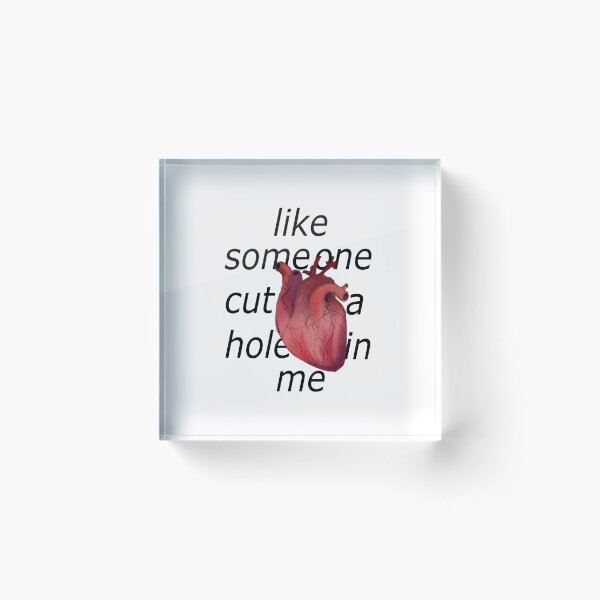 Item preview, Like someone cut a hole in me designed and sold by kynnamariehale.
