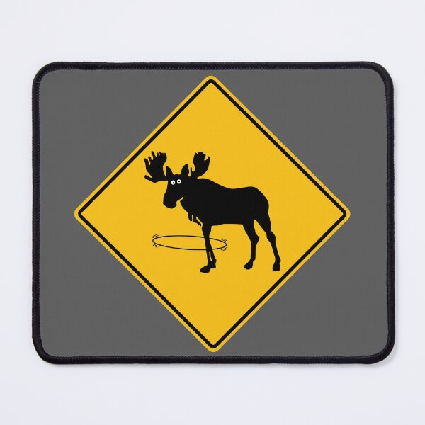 Item preview, Hula Hooping Moose Crossing designed and sold by Normandie Rainwater.