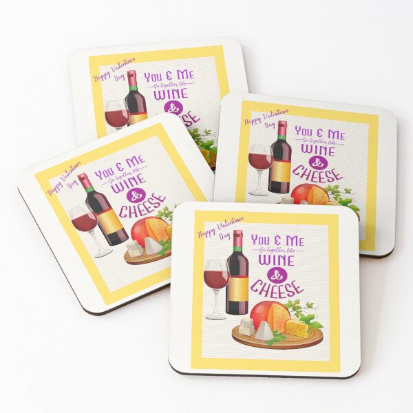 Item preview, Wine and Cheese Valentine designed and sold by joseech.