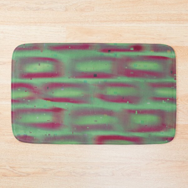 Item preview, Trippy Glitched Brick Wall Pattern designed and sold by JadedLilacsArt.