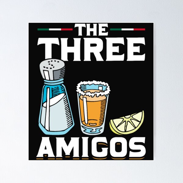 Item preview, Tequila the three amicos alcohol drink designed and sold by ClamenTaon.