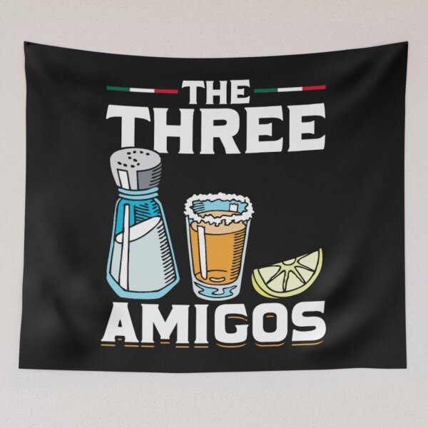 Item preview, Tequila the three amicos alcohol drink designed and sold by ClamenTaon.