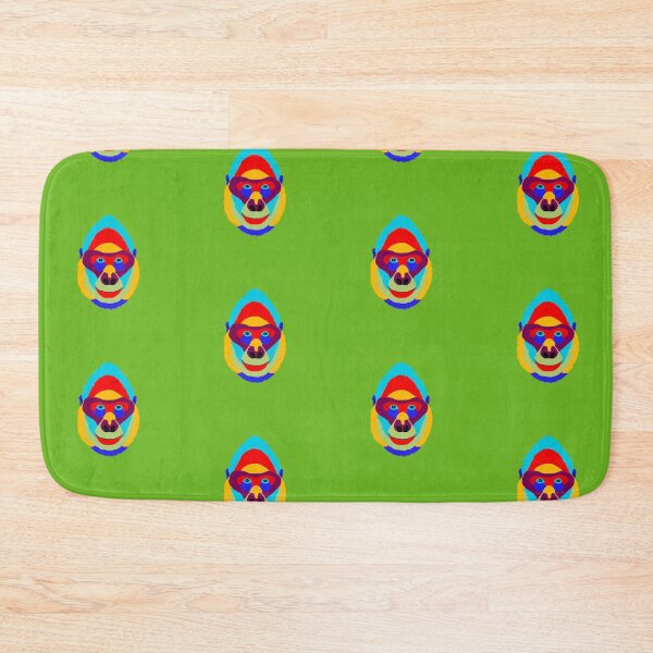 Item preview, Abstract Pop Art Multicolored Happy Smiling Gorilla designed and sold by Jane Domenech.
