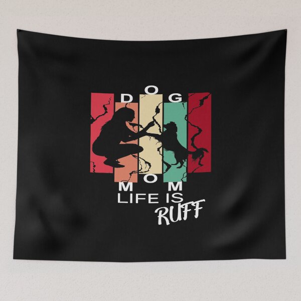 Item preview, Dog Mum Ruff designed and sold by printhappy4you.