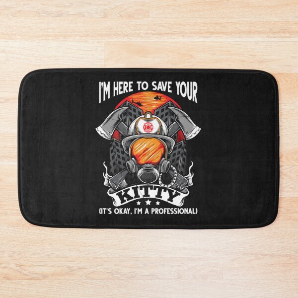 Item preview, Firefighter Joke Cat Rescue save your designed and sold by ClamenTaon.