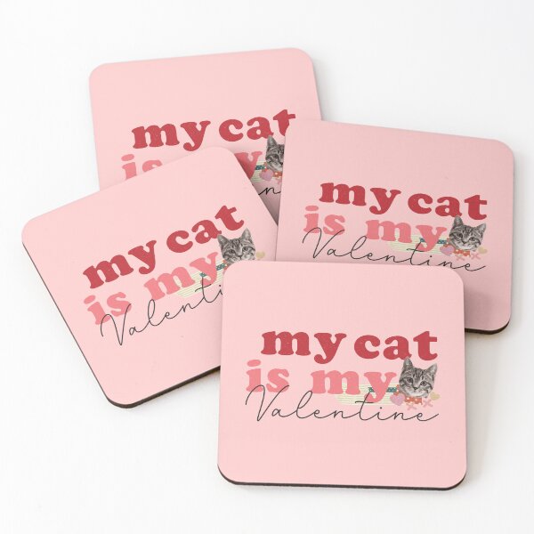 Item preview, My Cat Is My Valentine, Always, Essential T-Shirt designed and sold by JoesCornerStore.