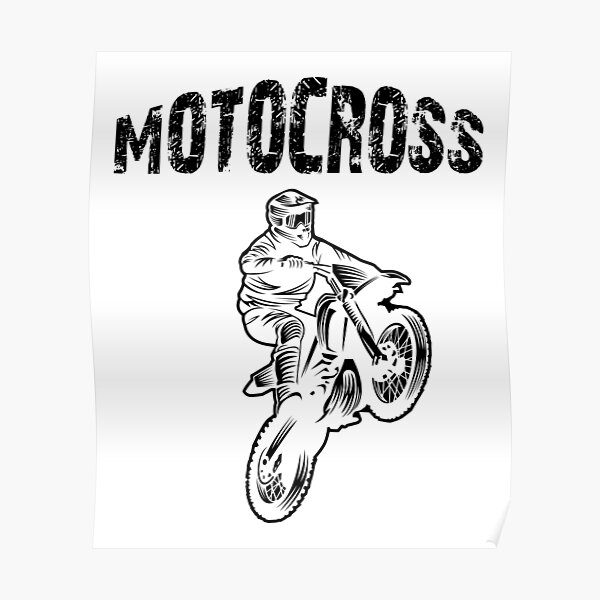 Motocross Quote Wall Art Redbubble