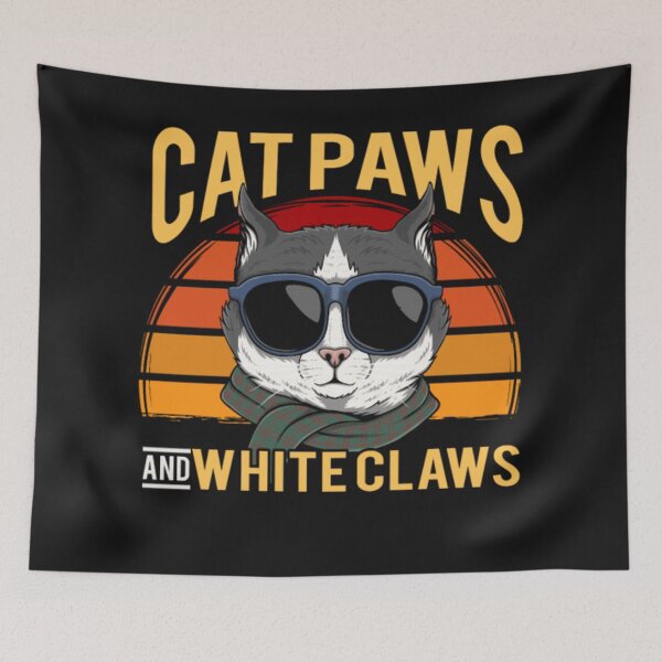 Item preview, Cat Paws and White Claws Cute whiteclaws designed and sold by ClamenTaon.