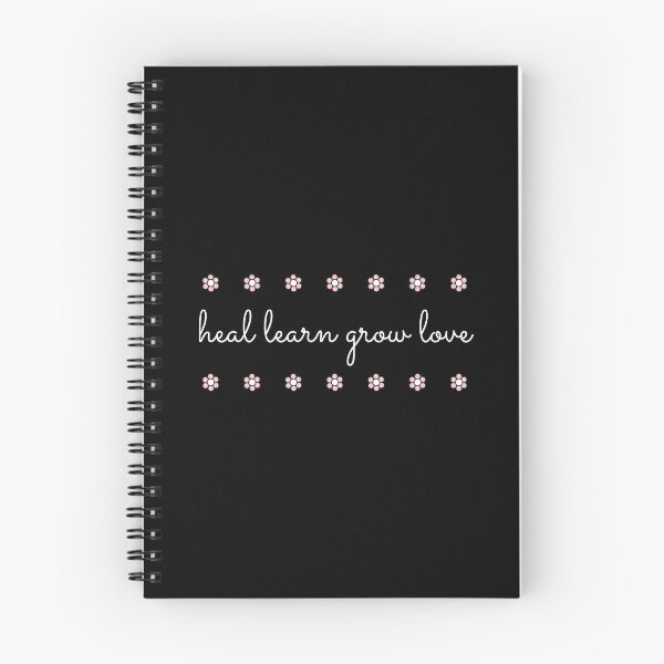 Item preview, heal learn grow love flowers designed and sold by Bazilik.