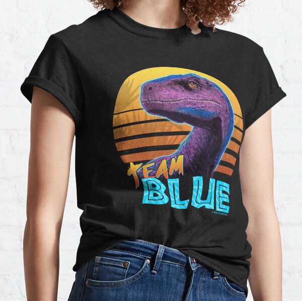 Equipo azul - Jurassic World Fan Art Camiseta clásica
