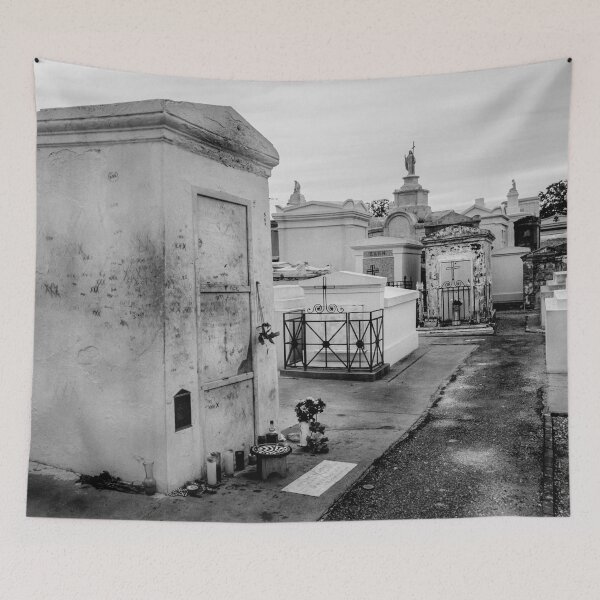 Item preview, New Orleans, Saint Louis Cemetery #1, Tomb of Voodoo Queen Marie Laveau designed and sold by ZenPhotoStudio.